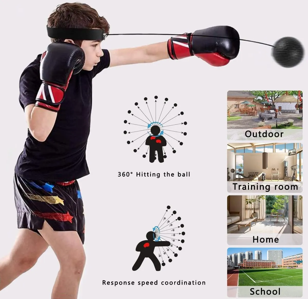 1 1 FREE | Reflexor™ Boxing Reflex Ball For Kids