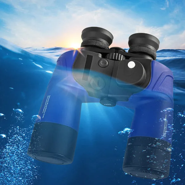 10×50 Waterproof Binoculars with compass, distance measurement, nitrogen-filled waterproof