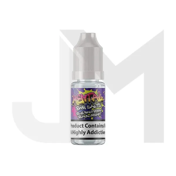 10mg Mental Bar Salts By Signature Vapours 10ml Bar Salt (50VG/50PG) (BUY 1 GET 1 FREE)