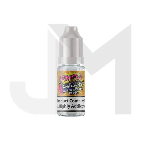 10mg Mental Bar Salts By Signature Vapours 10ml Bar Salt (50VG/50PG) (BUY 1 GET 1 FREE)