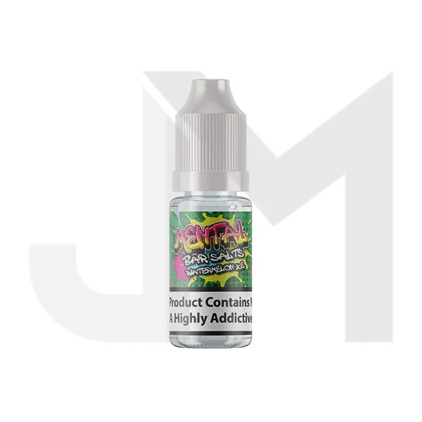10mg Mental Bar Salts By Signature Vapours 10ml Bar Salt (50VG/50PG) (BUY 1 GET 1 FREE)