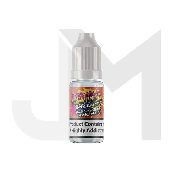 10mg Mental Bar Salts By Signature Vapours 10ml Bar Salt (50VG/50PG) (BUY 1 GET 1 FREE)