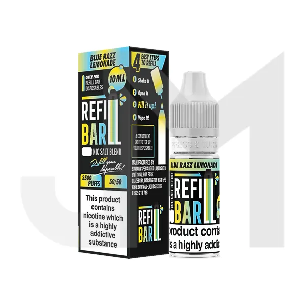 10mg Refill Bar Salts 10ml Nic Salts (50VG/50PG)
