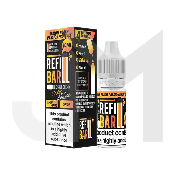 10mg Refill Bar Salts 10ml Nic Salts (50VG/50PG)