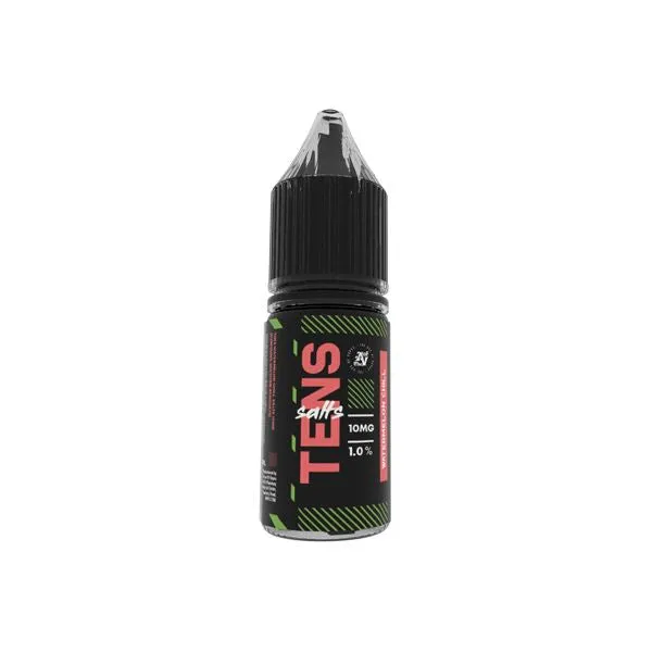 10mg Tens Salts 10ml Nic Salts (50VG/50PG) - (Full Box) Pack Of 10
