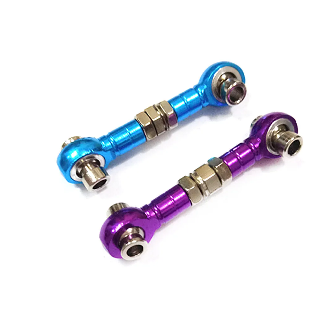 1:10 aluminum alloy rod metal steering rod model fuel DIY model toy car accessories