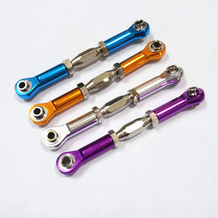1:10 aluminum alloy rod metal steering rod model fuel DIY model toy car accessories