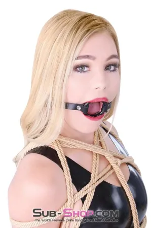 1442A-L      Smooth Plastic Ring Gag, Large Ring