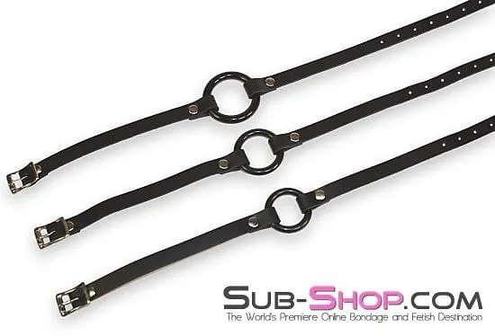 1442A-L      Smooth Plastic Ring Gag, Large Ring