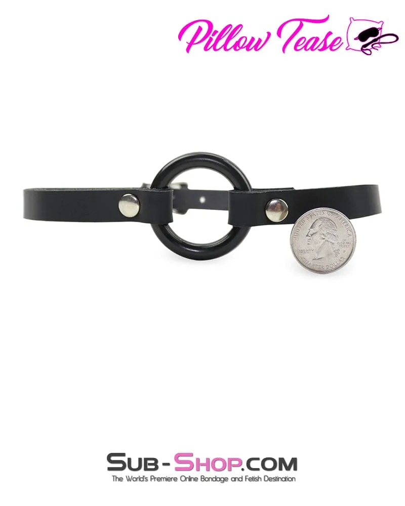 1442A-SM      Smooth Plastic Ring Gag, Small Ring