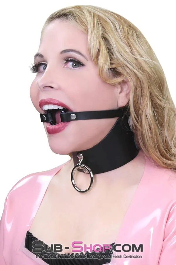 1442A-SM      Smooth Plastic Ring Gag, Small Ring