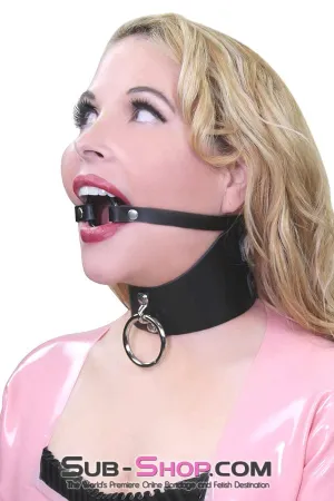 1442A-SM      Smooth Plastic Ring Gag, Small Ring