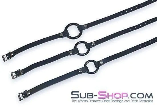 1442A-SM      Smooth Plastic Ring Gag, Small Ring