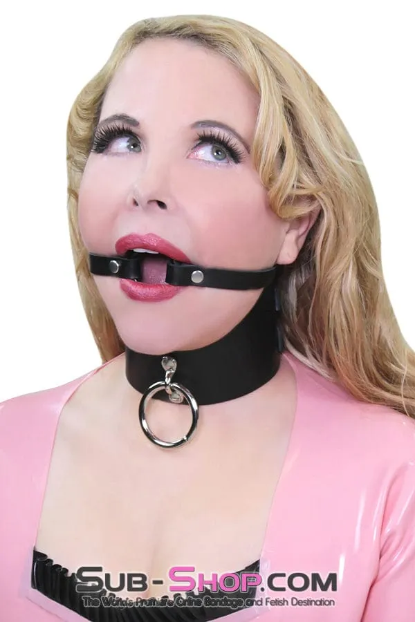 1442A-SM      Smooth Plastic Ring Gag, Small Ring