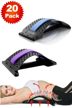 20 Pack Lower Back Spine Stretcher