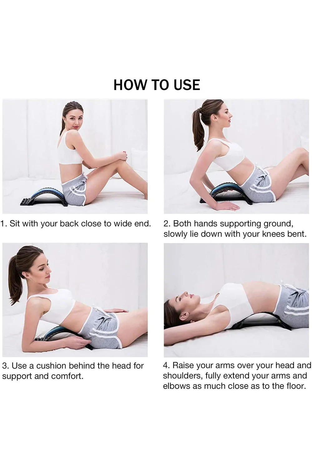 20 Pack Lower Back Spine Stretcher