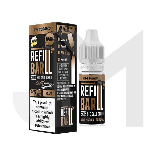 20mg Refill Bar Salts 10ml Nic Salts (50VG/50PG)