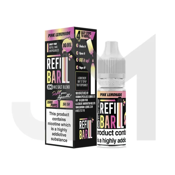 20mg Refill Bar Salts 10ml Nic Salts (50VG/50PG)