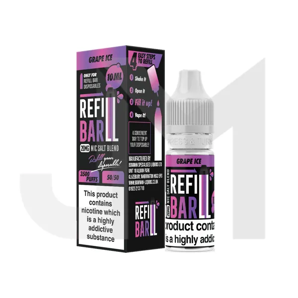 20mg Refill Bar Salts 10ml Nic Salts (50VG/50PG)