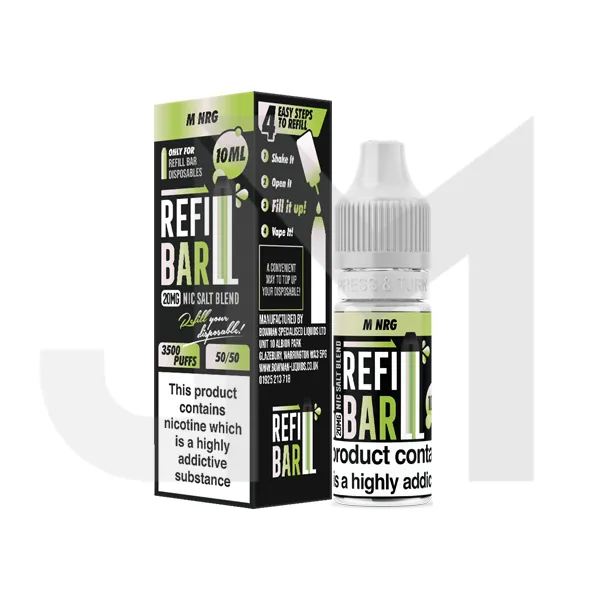 20mg Refill Bar Salts 10ml Nic Salts (50VG/50PG)