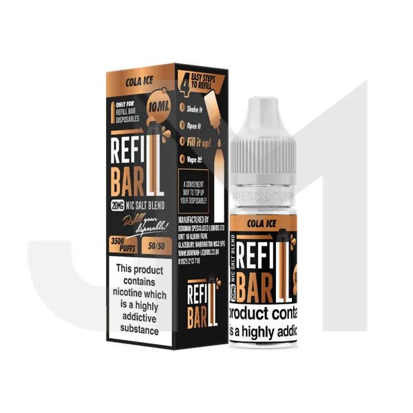 20mg Refill Bar Salts 10ml Nic Salts (50VG/50PG)