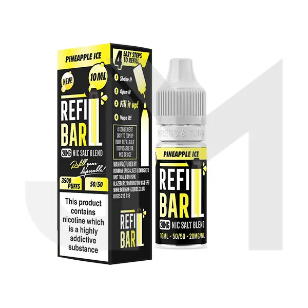 20mg Refill Bar Salts 10ml Nic Salts (50VG/50PG)
