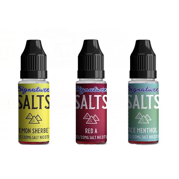20mg Signature Salts By Signature Vapours 10ml Nic Salt (50VG/50PG)