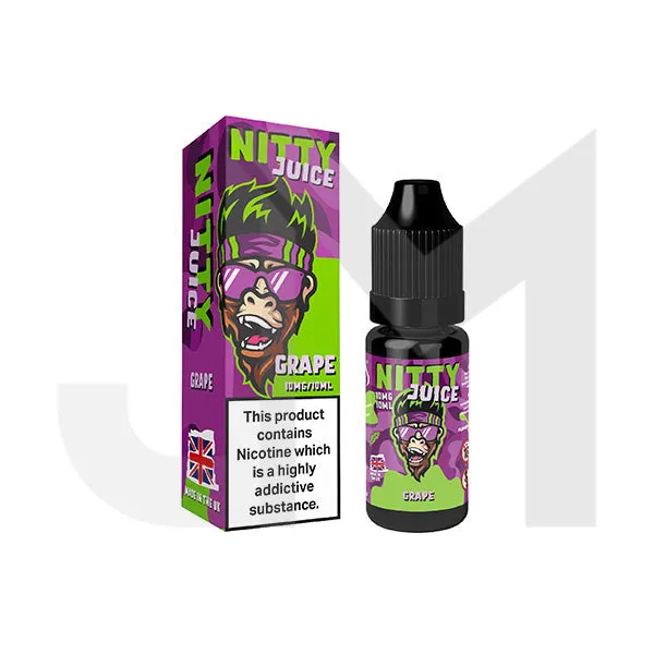 20mg Vapes Bars Nitty Juice Salts 10ml Nic Salt (50VG/50PG)