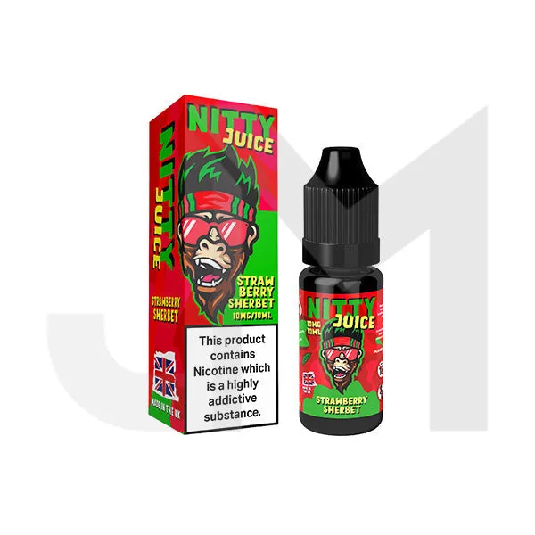 20mg Vapes Bars Nitty Juice Salts 10ml Nic Salt (50VG/50PG)