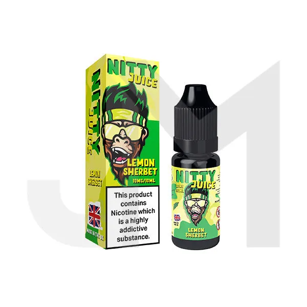 20mg Vapes Bars Nitty Juice Salts 10ml Nic Salt (50VG/50PG)