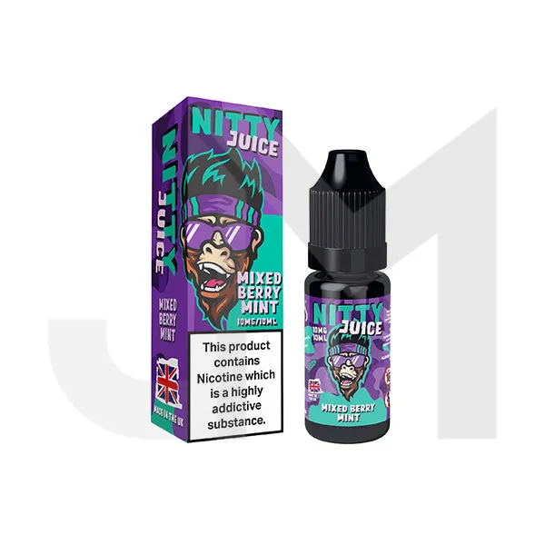 20mg Vapes Bars Nitty Juice Salts 10ml Nic Salt (50VG/50PG)