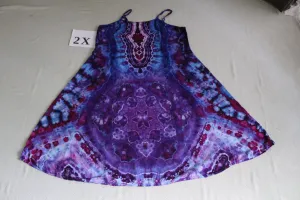 2X Long Ribbon Strap Dress