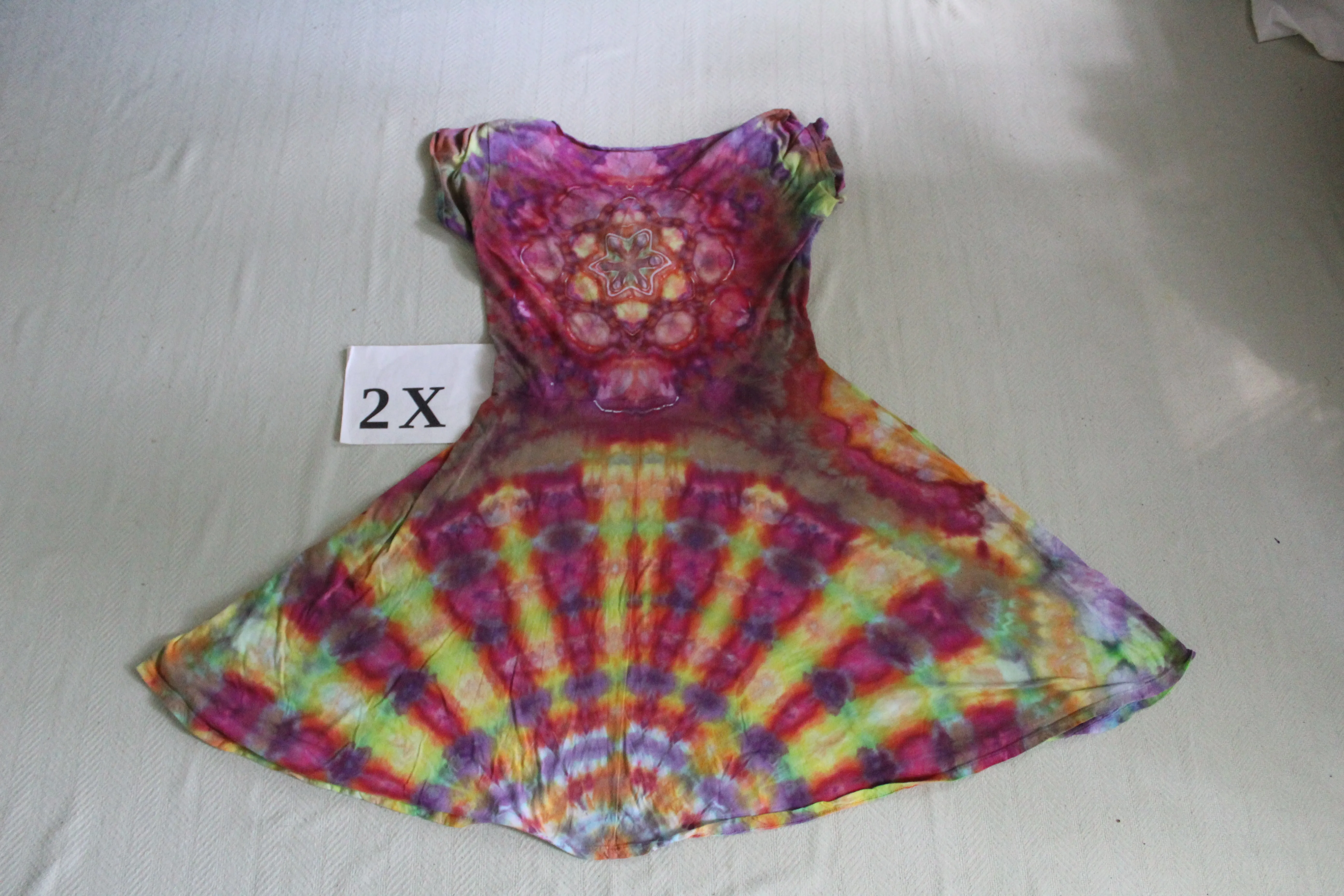 2X Twisted Front Dress