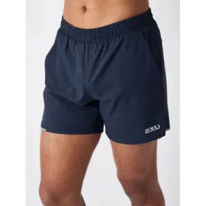 2XU Aero 5 inch Men's Shorts-Midnight / Silver