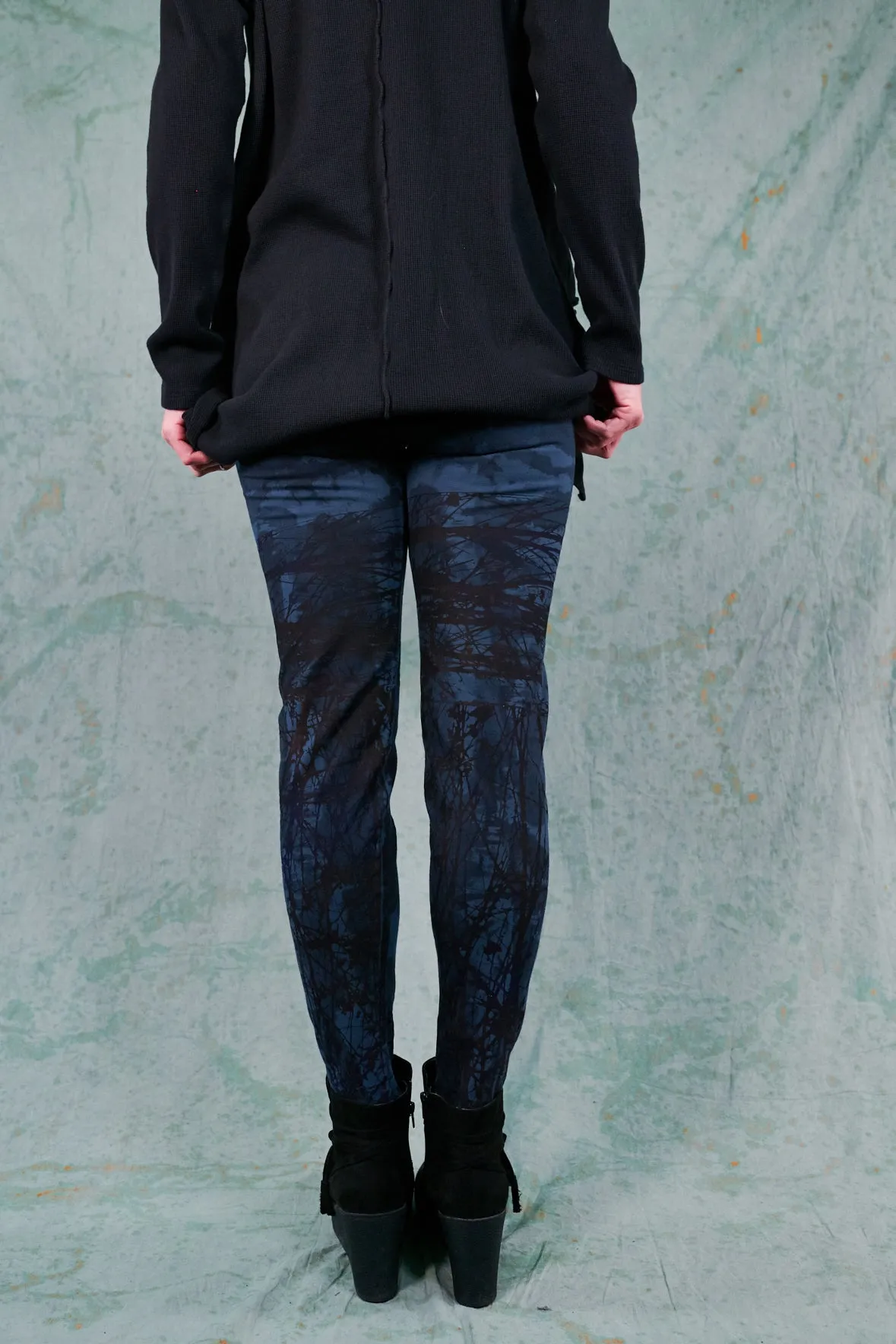 3136 Lightweight Legging-Blue Cypress-P