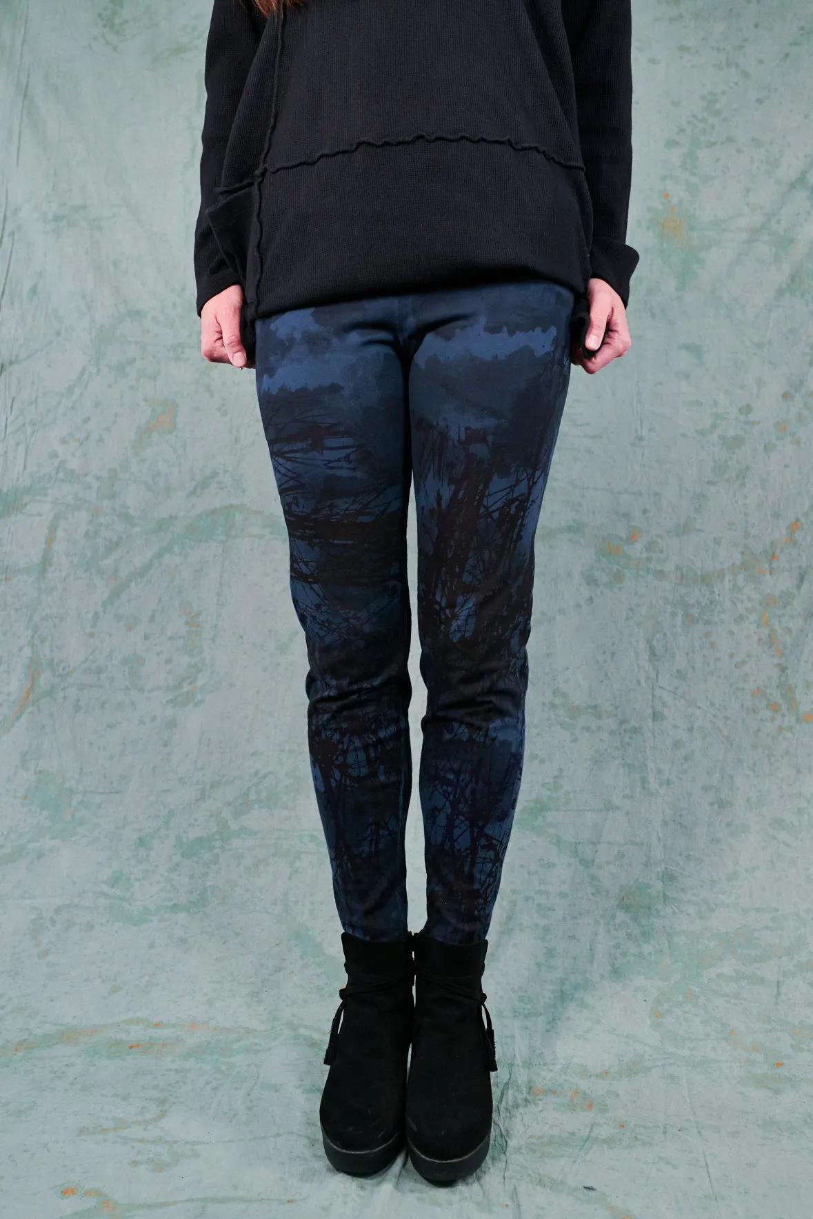 3136 Lightweight Legging-Blue Cypress-P