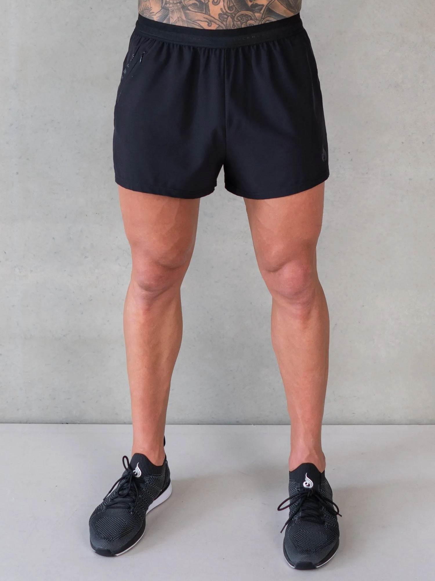 3" Training Shorts - Black