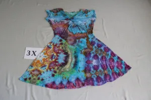 3X Twisted Front Dress