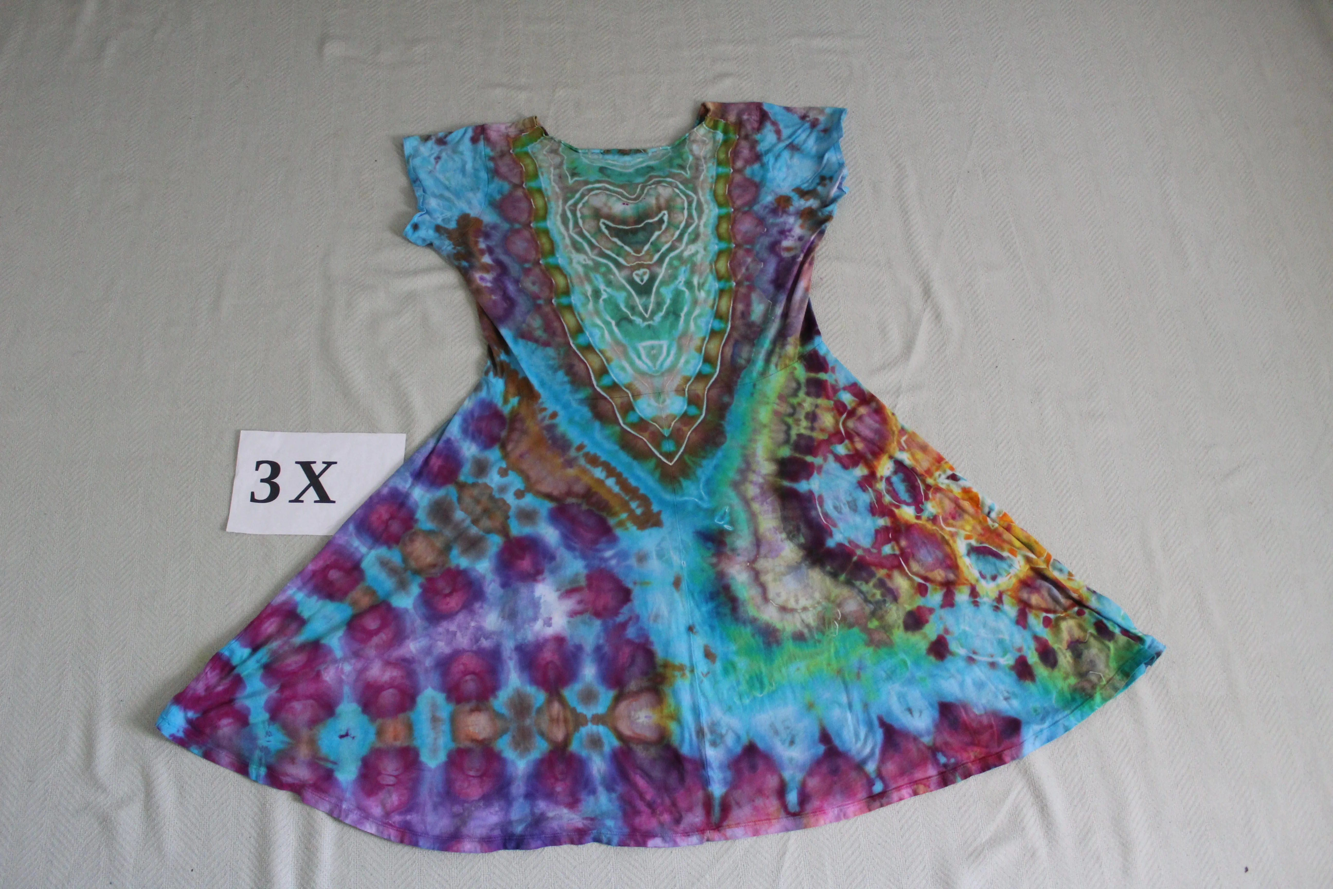 3X Twisted Front Dress