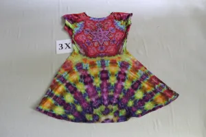 3X Twisted Front Dress