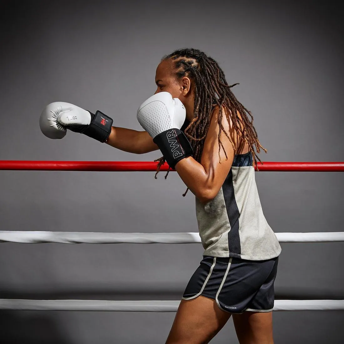 500 Women's Boxing Tank Top - Beige
