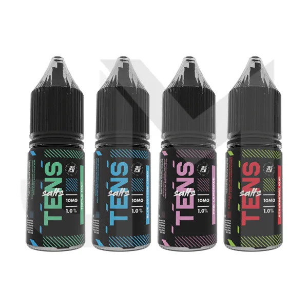 5mg Tens Salts 10ml Nic Salts (50VG/50PG) - (Full Box) Pack Of 10