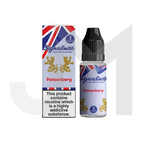6mg Signature Vapours TPD 10ml E-Liquid (50VG/50PG)