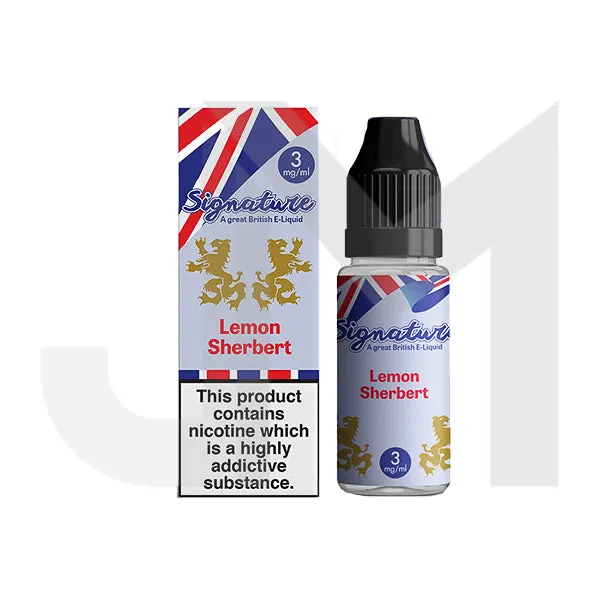 6mg Signature Vapours TPD 10ml E-Liquid (50VG/50PG)