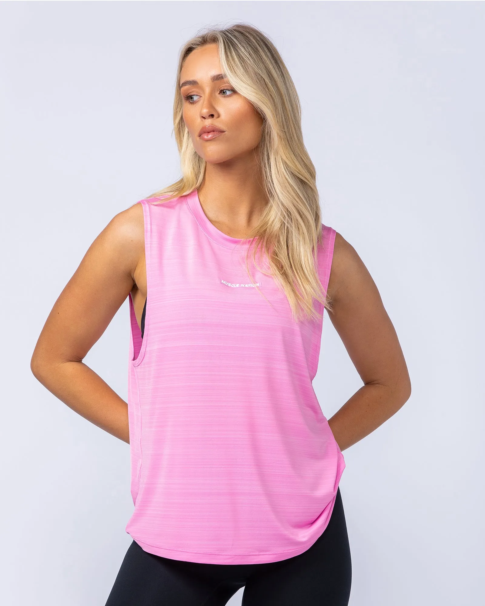 Active Drop Arm Training Tank - Hollywood Pink
