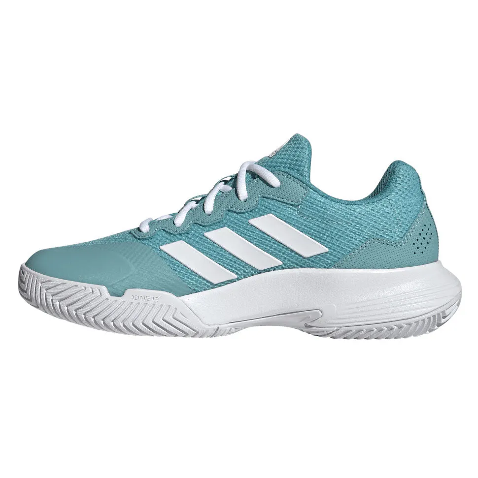 adidas GameCourt 2 Women's Tennis Shoe (Mint Ton/Cloud White)
