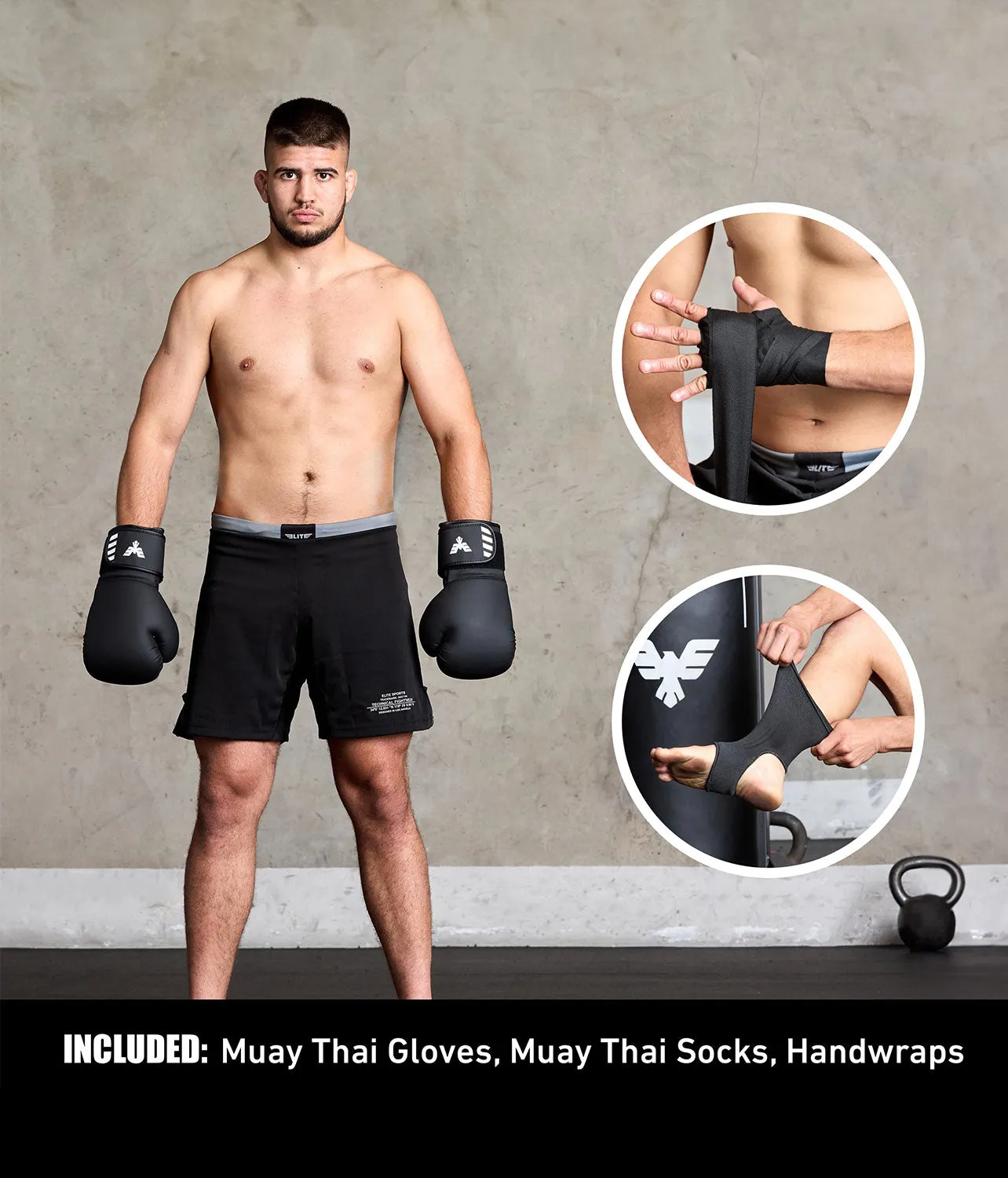 Adults Essential 6 ft Muay Thai Punching Bag Set