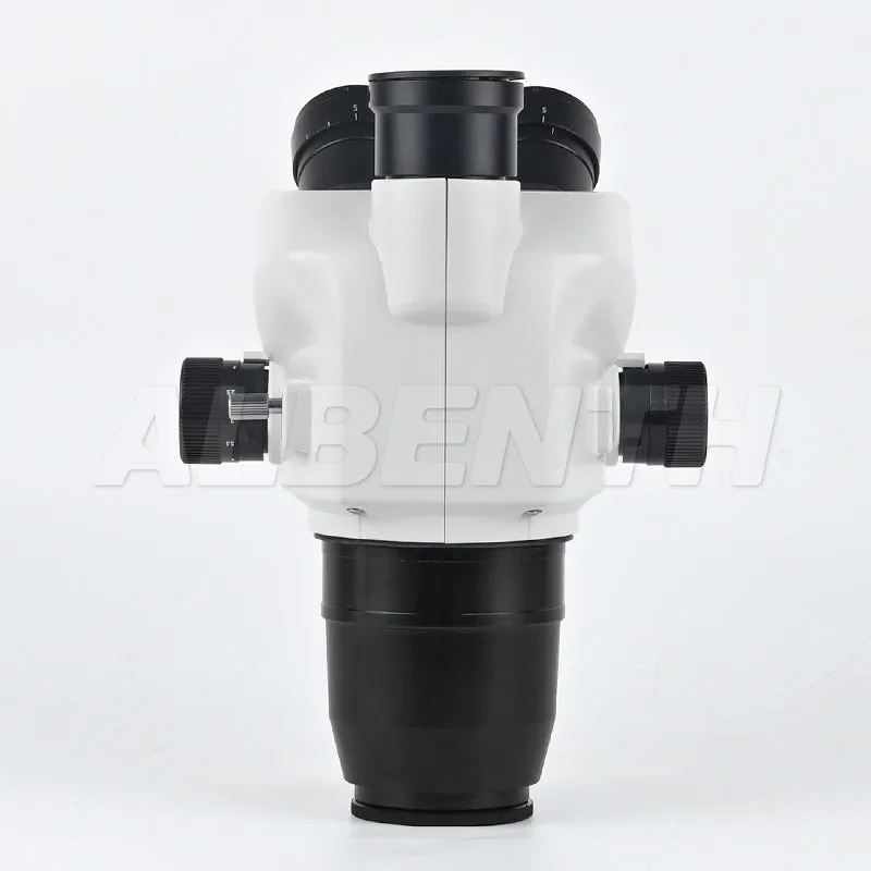 Albenth 6.5x-52x Trinocular Zoom Stereo Microscope Body With Camera Adapters