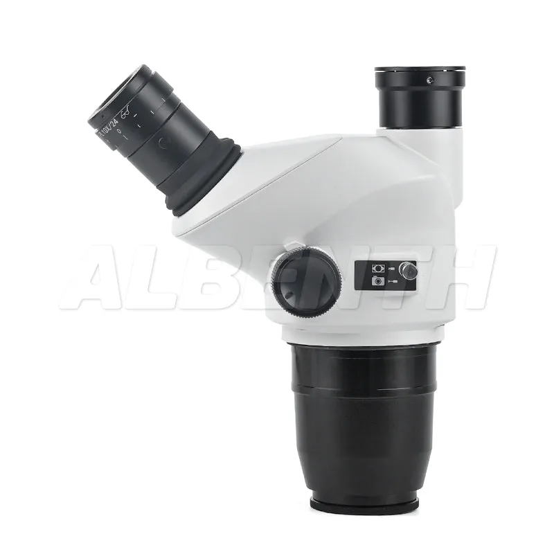 Albenth 6.5x-52x Trinocular Zoom Stereo Microscope Body With Camera Adapters