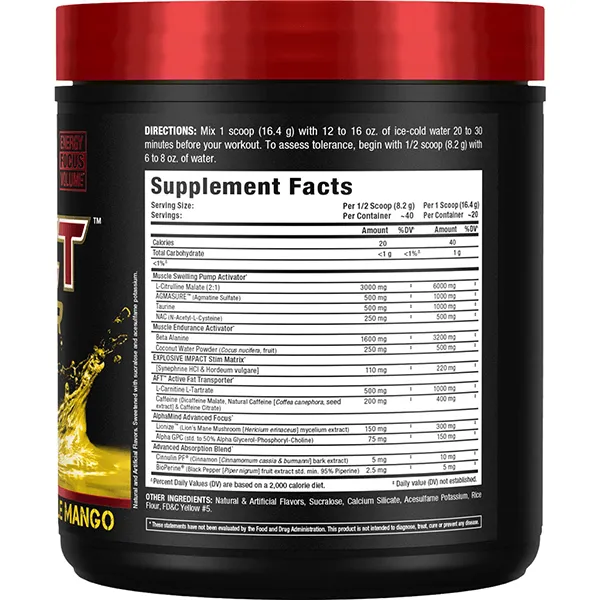 Allmax Impact Igniter PreWorkout (328g)